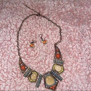 Ethnic style jewelry set